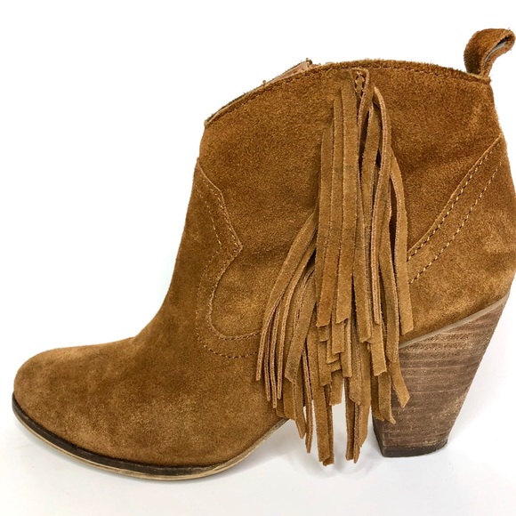steve madden ohio fringe booties